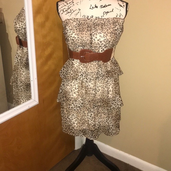 Rue21 Dresses & Skirts - Strapless Cheetah Dress from Rue21
